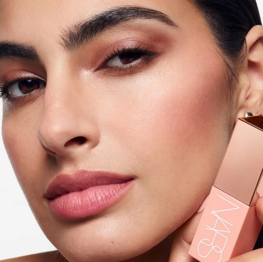 NARS AFTERGLOW Aragon LIQUID Blush- Warm Chestnut Brown